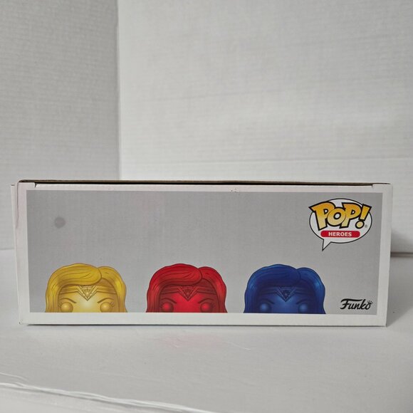 Pop! Heroes - Wonder Woman Chrome 3 Pack - Funko Limited Edition - Picture 5 of 7